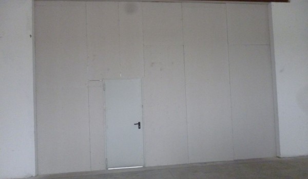 creazione parete REI 120 con montaggio porta TAGLIAFUOCO REI120 a MARANO S.P